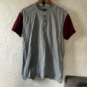 J. Peterman Short Sleeve Baseball Tee